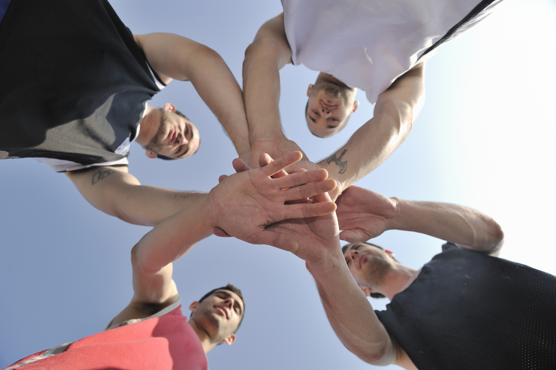 Basketball Players Team